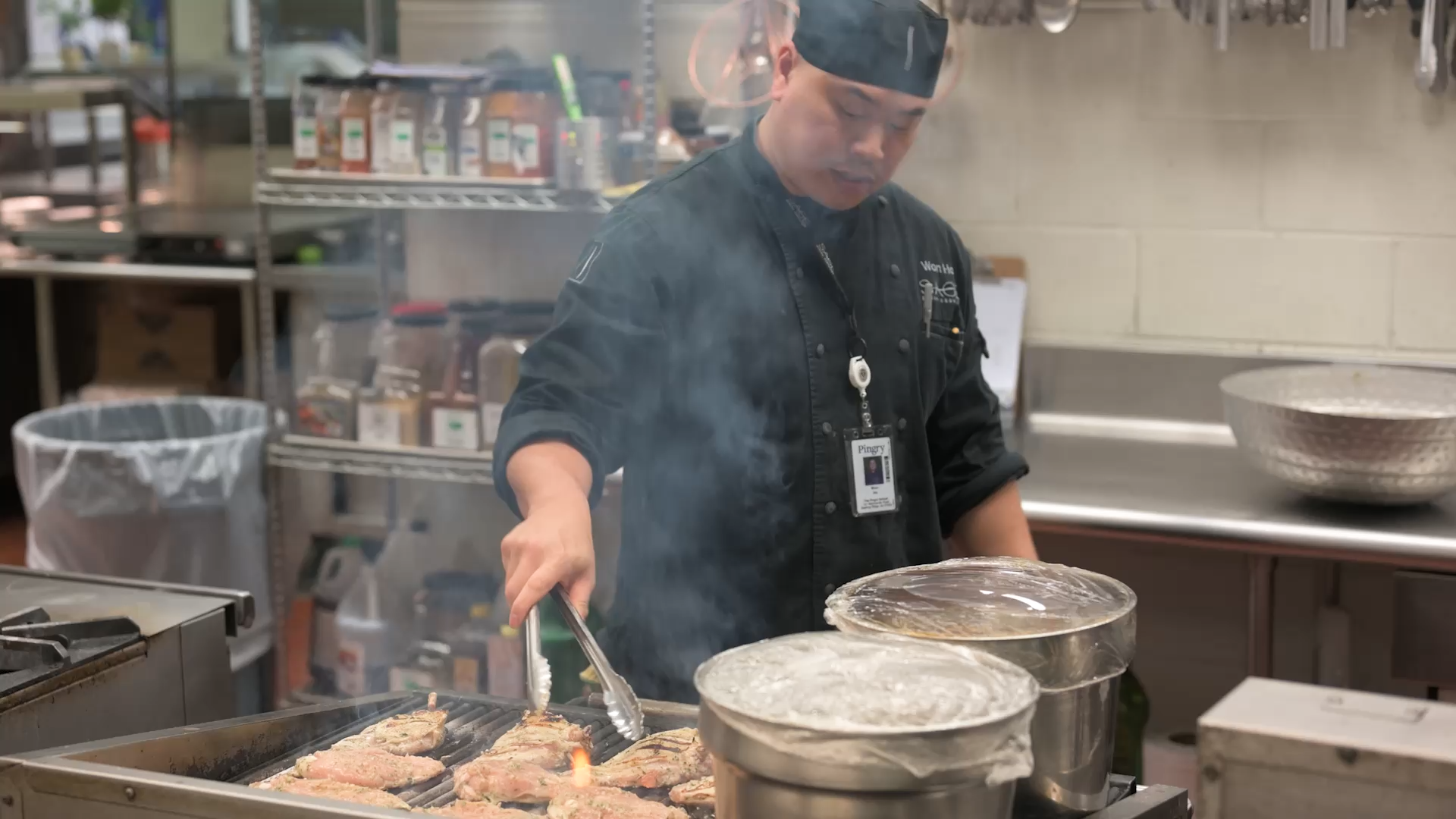Team Members preparing a great meal